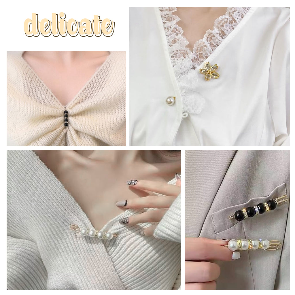 MAYCREATE 55Pcs Pearl Pin Brooches Safety Pins Shawl Pins Fashion Rhinestone Alloy Pin Brooches Hat Charms DIY Leg Warmer Charms Multi Purpose Decorative Pin Brooches MAYCREATE 55Pcs Pearl Pin Brooches Safety Pins Shawl Pins Fashion Rhinestone Alloy Pin Brooches Hat Charms DIY Leg Warmer Charms Multi Purpose Decorative Pin Brooches